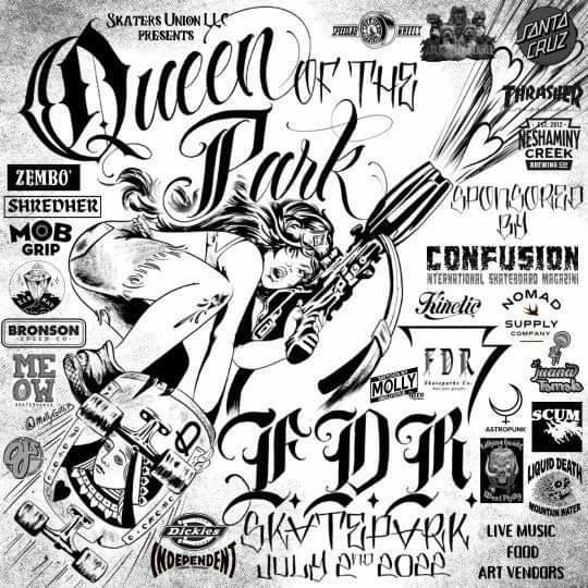 See you tomorrow at Queen of the FDR🌭🎵🛹