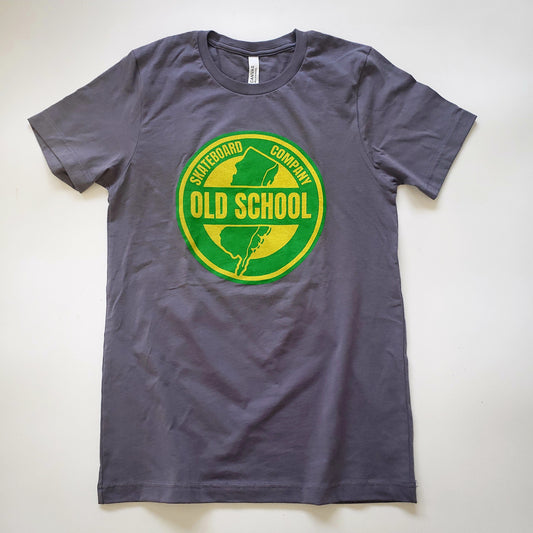 Old School New Jersey Parkway Short Sleeve T-Shirt Grey