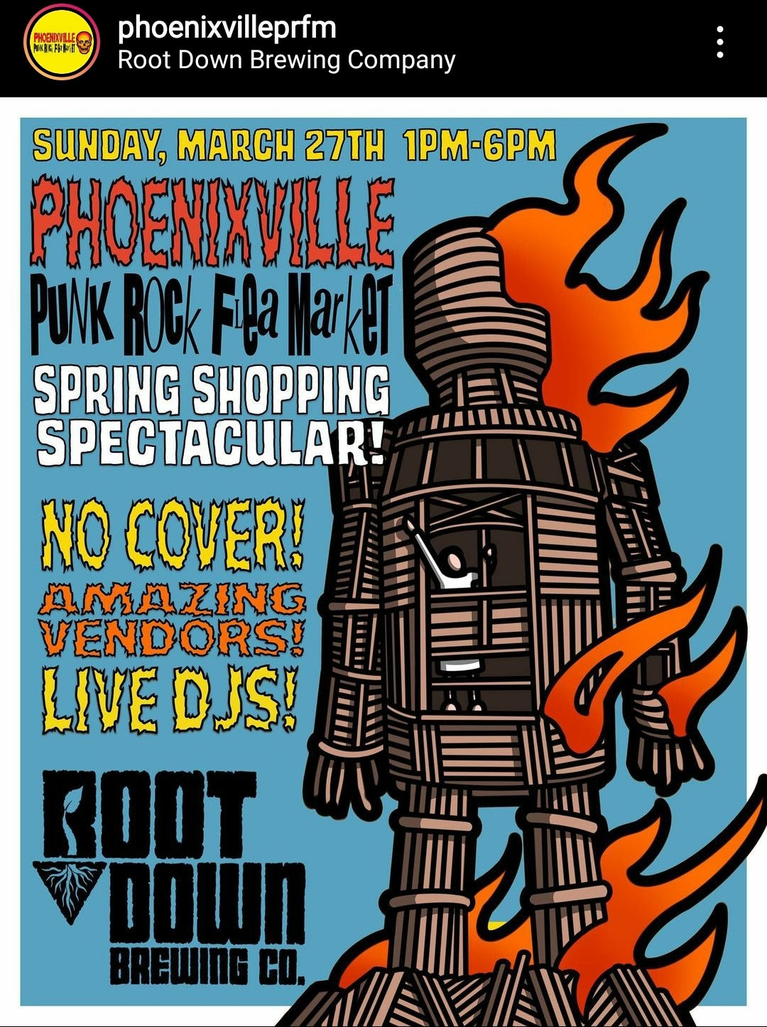 See you on Sun, 3/27/22 at Phoenixville Punk Rock Flea Market!