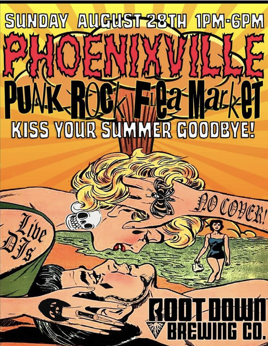 See you at Phoenixville Punk Rock Flea Market today 1-6pm at Root Down Brewing Company 🔥🛹🎪