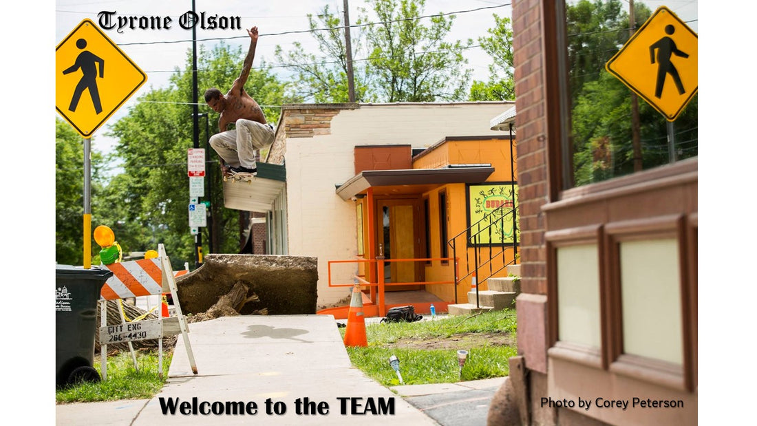 Old School Welcomes to the Team Legendary Skater Tyrone Olson